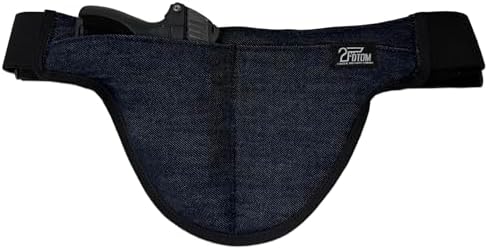 Medium - DTOM Denim Possum Pouch Crotch Carry Holster