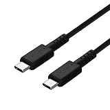 オウルテック Type-C to Type-Cケーブル PD 60W 対応 急速充電 やわらかい 充電/データ転送 USB2.0 温度センサー搭載 耐屈曲5万回 1.2m ブラック OWL-CBPTCC12-BK