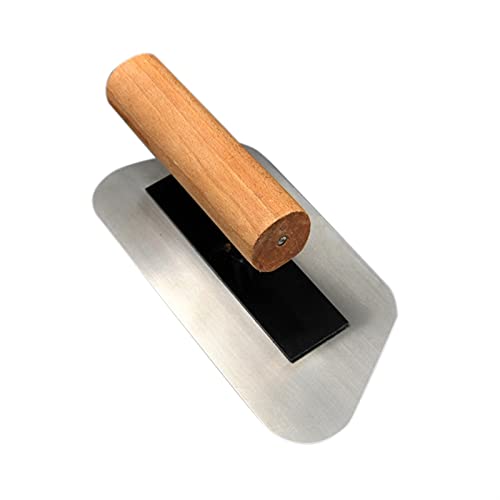 llana de enyesado llana de acero inoxidable Paleta apuntadora trapezoidal de acero inoxidable, paletas de enlucido, herramientas de raspado de hormigón for construcción, piso de baldosas, pared, cemen