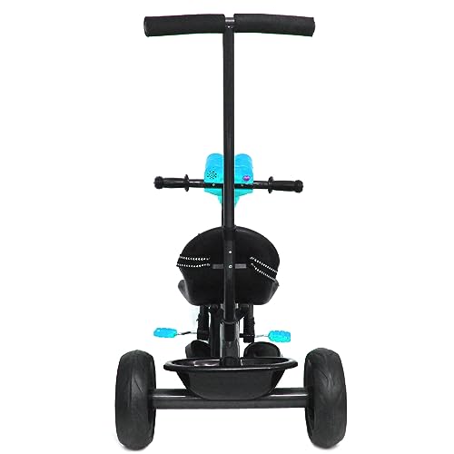 Image of Primo Kid Toys Tricycle for Kids 1 Years+, Plug & Play Tricycle for Kids. Ride on with Safety Seat Belt, Dual Storage Space & Parental Handle.