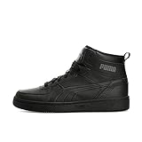 Mittelhoher Schaft Puma Unisex Rebound Joy Sneaker, Black Black-Castlerock, 44.5 EU