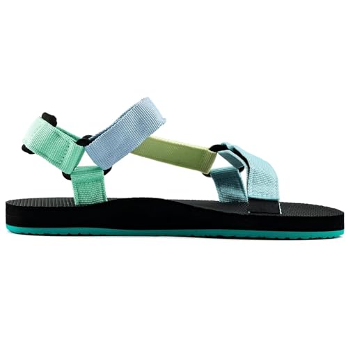 Image of WateLves Womens-Sport-Sandals Hiking Sandals with-Arch-Support Webbing-Outdoor-Beach-Water-Sandals for Travel-Walking-Trekking-Camping