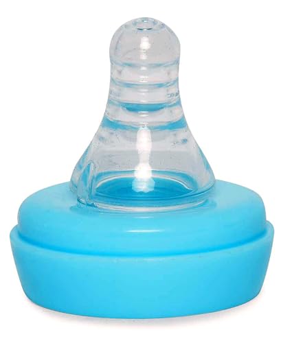 Image of Feeding Bottle for Baby /Feeder for Newborn | Super Soft Flow Control & Anti Colic Nipple for Infants /Toddlers - Blue (240ml)