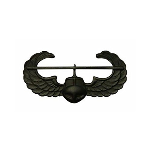 Badge AIR Assault Vanguard Army Métal Noir pour Personnaliser un Sac à Dos Tactique