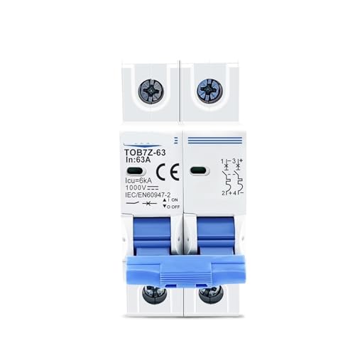 Disjoncteur photovoltaïque 20A avec coupure haute tension 1000V DC
