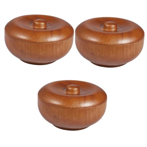 Ipetboom 3 Pcs Men's Shaving Bowl with Lid Large Capacity Shaving Cream Bowl for Men Boy