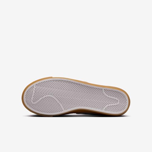 Nike Blazer Low '77 Big Kids' Shoes (DA4074-128, White/Gum Light Brown/Anthracite)2