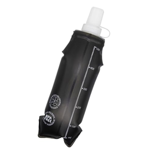 OSNIYAW Botella de agua de botella de agua suave botella ligera para correr botellas de agua plegables para deportes al aire libre Soft Flask portátil