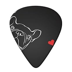 Ensemble de 6 médiators de guitare pour chien bouledogue français pour guitare acoustique, guitare électrique, basse… - Les Beatles, Paul McCartney, John Lennon, RIngo Starr, George Harrison Ensemble de 6 médiators de guitare pour chien bouledogue français pour guitare acoustique, guitare électrique, basse… – Image 3