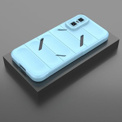 Image of for Infinix GT 30 Pro 5G Phone Case Anti-Drop Soft TPU Rugged Back Cover - Baby Blue