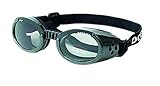 Doggles ILS Small Metallic Black Frame and Smoke Lens