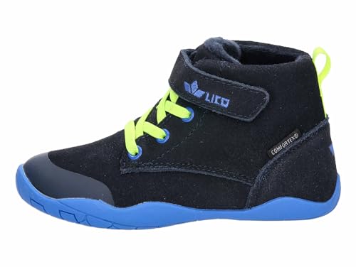 Lico Praslin High Barfußschuhe, Marine/Lemon, 38 EU