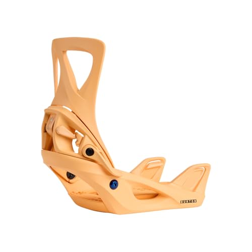 Fixations snowboard Step On Burton en Orange Cream pour un chaussage instantané