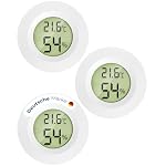 MAVORI – MAVORI® 3er Set Mini Thermometer Hygrometer rund - digitaler