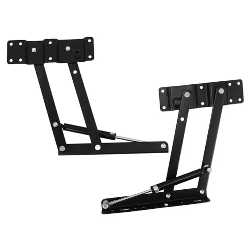 Mecanisme table basse relevable ressort support fer noir x2 - 2