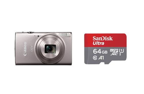 �L���m�� �R���p�N�g�f�W�^���J���� IXY650m �z���C�g + SanDisk microSD �J�[�h 64GB �Z�b�g