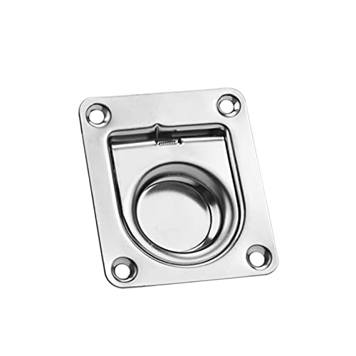 Ferragens para Iates Marítimos Satinless Steel 304 ANTI-RATTLE Flush Lift Ring Deck Hatch Pull Handl