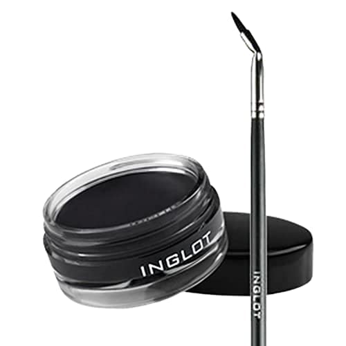Inglot Amc Eyeliner Gel 77 And Inglot Brush 30T By Inglot #TOP1