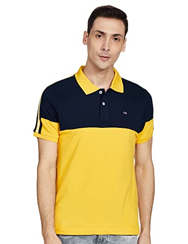 Image of Arrow Sports Men's Regular Polo Shirt (ASAATS3342 Me. Yellow x-Large)