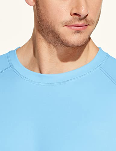 ATHLIO Pacote com 2 camisetas masculinas Rashguard para nadar, FPS 50+ camisas de manga comprida fol