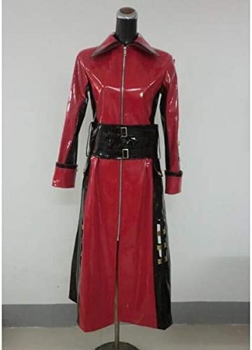 X JAPAN hide 赤い合皮 ロングコート コスプレ衣装 Amazon.co.jp: Opmch_cos Xjapan hide 赤黒ロング 細身 エナメルコート