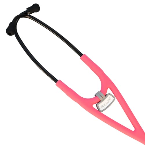 Image of Cardiology Grade Single Head Steel Stethoscope 31Pink | High-sensitivity Single Head, Tuneable, Anti Noise, Acoustic Diaphragm, Stainless Steel Performance, Value