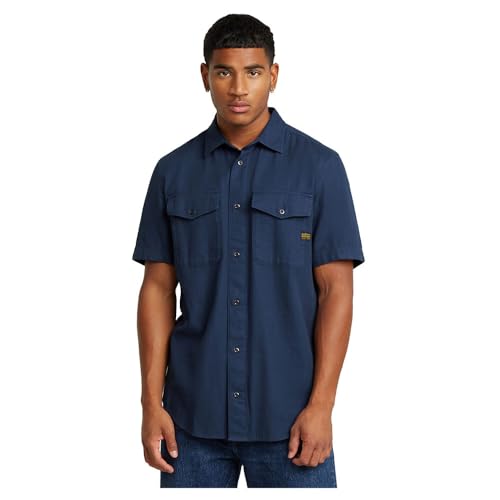 G-Star Men's Marine Slim Shirt , Blue (imperial blue gd D19751-D454-B851), M