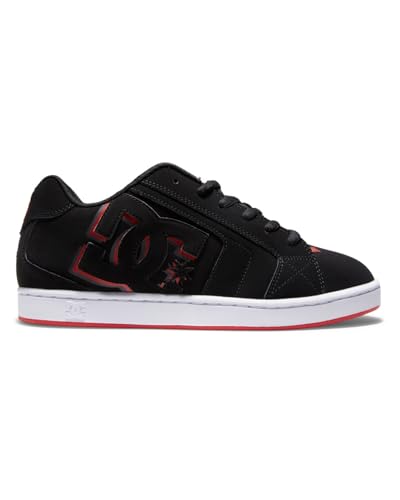 DC Shoes DC Shoes Net Men's Low-Top Trainers, Black and Grey, 10.5 AU