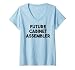 Femme Future assembleur de cabinet T-Shirt avec Col en V