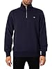 GANT Mens Shield Half Zip Sweatshirt Evening 4XL #1