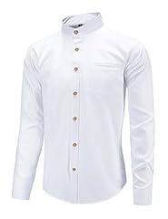 White Collarless Shirt