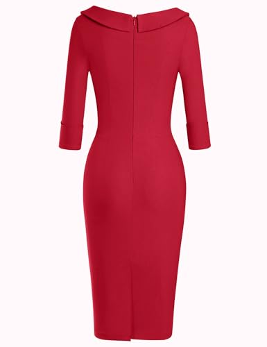 Image of MUXXN Women's Classic Vintage Sweetheart Neckline Cocktail Prom Tea Dress