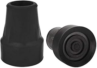 Replacement Cane Tips, 3/4 Inch, Black.