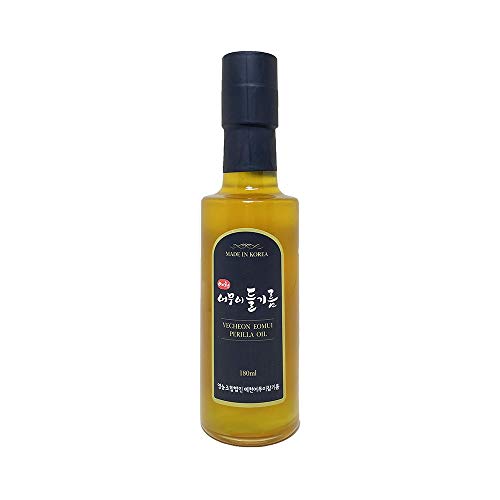 [Yecheon Omui] Korean Traditional 100% Perilla Oil 6.08Oz/180Ml｜Origin - 100% Korean Perilla Seed 들기름 #TOP28