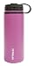 Lifeline 7504PK Pink Stainless Steel Wide Mouth Water Bottle - 18 oz. Capacity