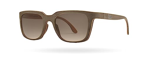 Twinz Eyewear Tommy Lati Dark l'élégance de la monture en bois de Lati gris foncé