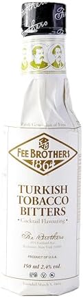 Fee Brothers Turkish Tobacco Bitters | Deep, Rich Cocktails, 15cl, 2.4% ABV