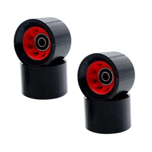 NAMOARLY Skateboard Wheel Double Row Roller Wheels Set Sturdy and High-speed for Boys and Girls' Skating