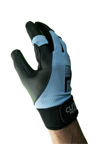 CUZINA HexPro Pickleball Racquetball Glove (Cool Blue / Black, L, Right) CUZINA HexPro Pickleball Racquetball Glove (Cool Blue / Black, L, Right)