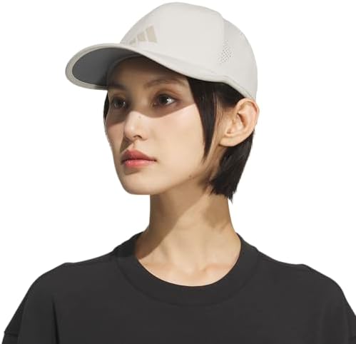 adidas Women's Superlite Hat β Lightweight Moisture-Wicking Cap for Workout and Training, Crystal Linen Beige/Trace Khaki/3, OSFA - 4