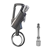 NGOKPYD Permanent Match Metall Feuerzeug-Ewiges Streichholz Schlüsselanhänger...