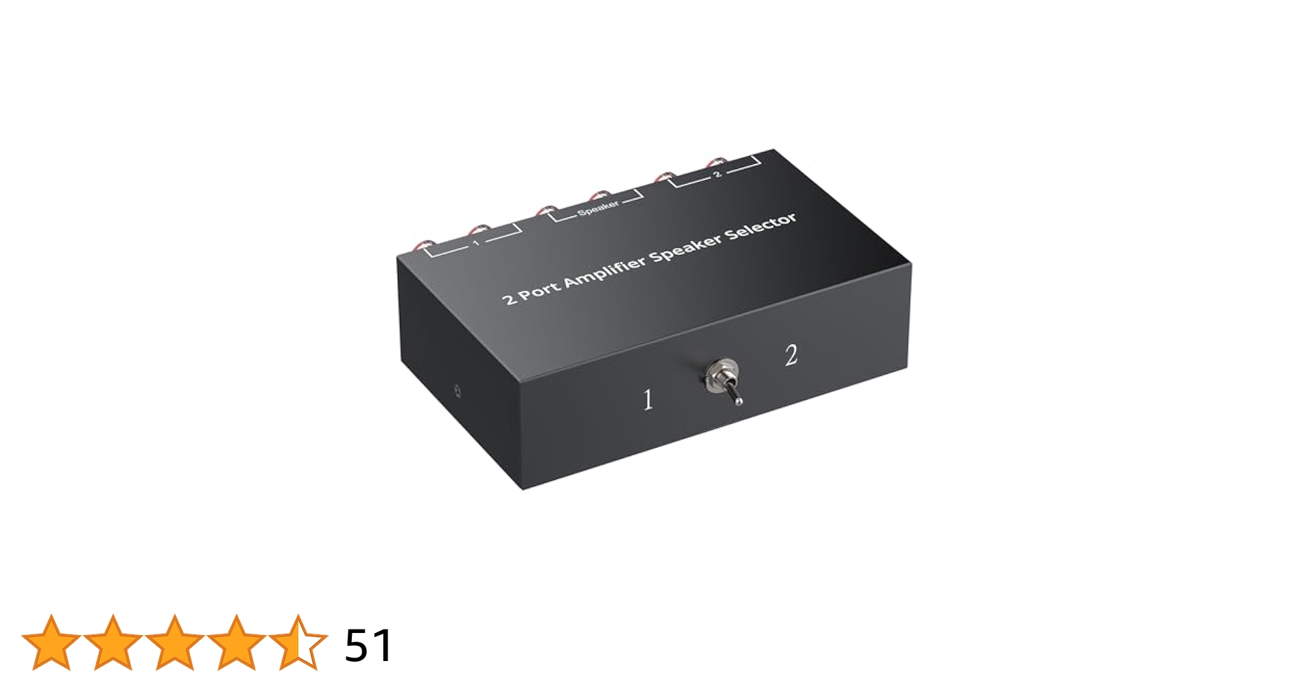 Amazon | PROZOR スピーカーセレクター 2入力1出力/1入力2出力