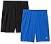 Produktbild Amazon Essentials Herren Weit geschnittene Performance-Funktionsshorts (erhältlich in Big & Tall), 2er-Pack, Königsblau/Schwarz, L