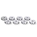 Produktbild Silber Aluminium Shlank Unterlagen für Lautsprecher Spikes/Boxen Spikes. ø 20mm - 8 Stück