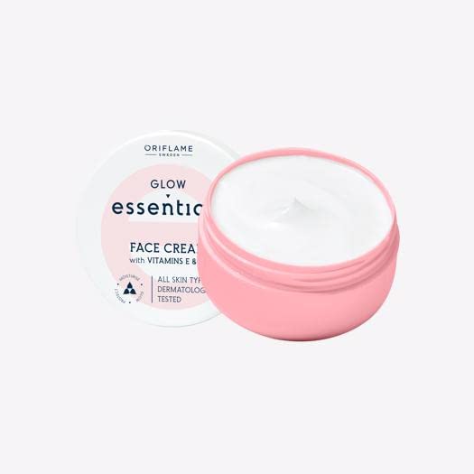 Image of essentials glow face cream with vitamins e and b3-75 ml