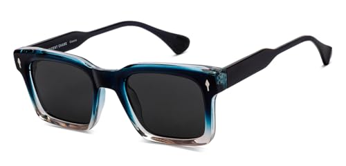 Image of Vincent Chase By Lenskart | Full Rim Square | Classics | Polarized and 100% UV Protected | Men & Women | Large | VC S16748