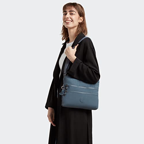 Kipling Women’s Alvar Crossbody, Super Light, Durable Messenger, Nylon Shoulder Bag, Brush Blue #TOP5
