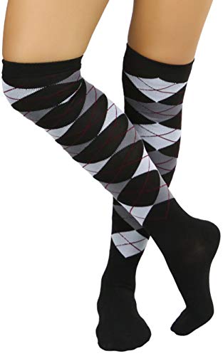 Image of ToBeInStyle Women's Acrylic Knee High Print Socks