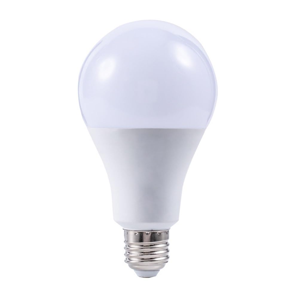 HongHeFu, Paquete de 20 bombillas LED regulables CA 200-240 V A50/A60 5/9 W E27 Iluminación doméstica Lámpara de plástico + aluminio Fuente de luz(Cool White 6000K,E27-9W)