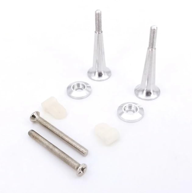 BrewJa 2sets Adjustable Rudder Control Horn Cone Arm Servo Rocker Compatible with Nitro Gasoline RC Airplane Fixing Wing Plane (Color : 2PCS M3x24mm)